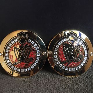 WWE Scratch Logo Side Plates With Box Set