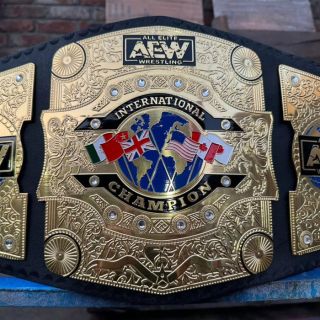AEW International Championship Replica Title Belt