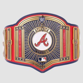 Atlanta Braves Belt WWE Legacy Title Belt