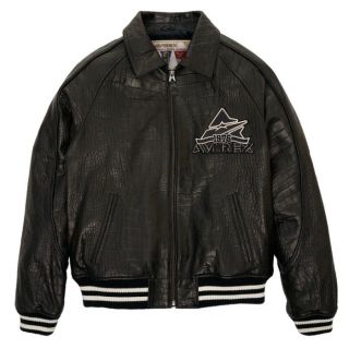 AVIREX CROC EMBOSSED CLASSIC JACKET