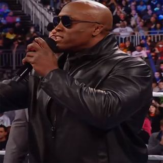 Bobby Lashley’s Black Leather Jacket