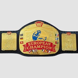 WWE European championship World Wrestling Title Belt