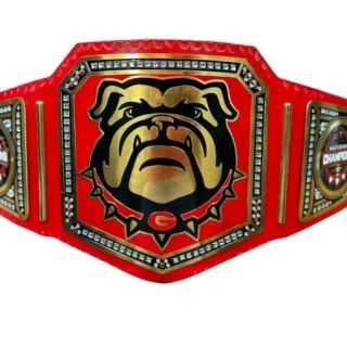 Georgia Bulldogs Red 2022 Champion Edition Wrestling Belt