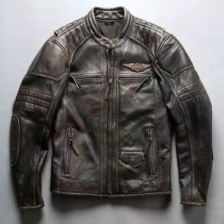 H-D MOTORCYCLE VELOCITY PASSION LEATHER JACKET