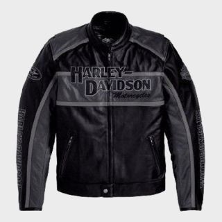 HARLEY-DAVIDSON MENS CLASSIC CRUISER LEATHER JACKET