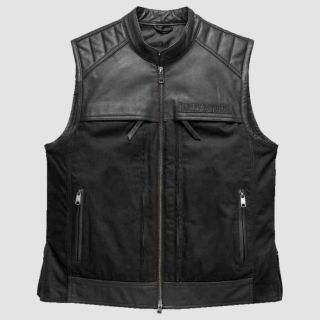 HARLEY-DAVIDSON MENS LEATHER VEST