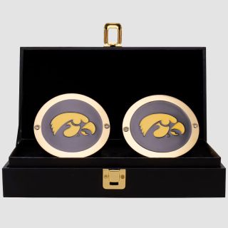 Iowa Hawkeye Football Championships Replica Side Plate Box Set