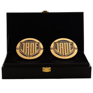 Jade Cargill Replica Side Plates With Box 