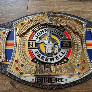 John Cena Farewell 2025 Spinner Championship Replica Title Belt Las Vegas