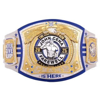 John Cena Farewell Tour 2025 Lexington Spinner Championship Replica Title Belt