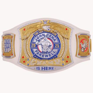 John Cena Farewell Tour 2025 Los Angeles Spinner Championship Replica Title Belt