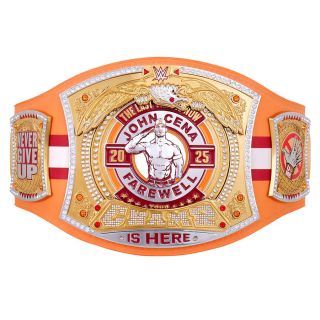 John Cena Farewell Tour 2025 Tampa Spinner Championship Replica Title Belt