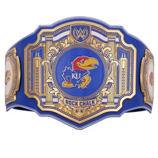 Kansas Jayhawks WWE Legacy Title Belt
