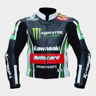 KAWASAKI MOTOCARD LEATHER JACKET
