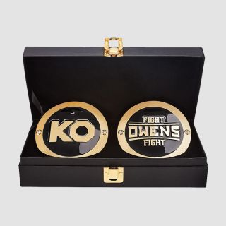 Kevin Owens Side Plates Championship Replica Box Set