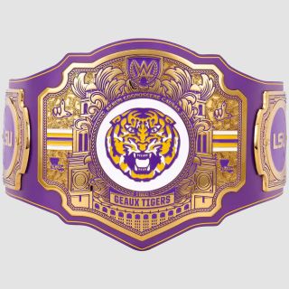 LSU Tigers Belts WWE Championship Legacy Title
