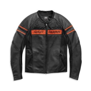 MEN'S H-D BRAWLER LEATHER JACKET