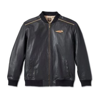 MEN'S HARLEY DAVIDSON 120TH ANNIVERSARY LEATHER JACKET