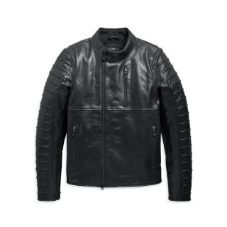 MEN'S HARLEY DAVIDSON OZELLO PERFORATED LEATHER JACKET