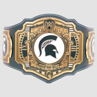 Michigan State Spartans Belt WWE Championship Legacy Title