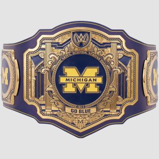 Michigan Wolverines Championship Belt WWE Legacy Title