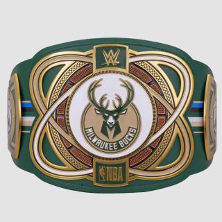 Milwaukee Bucks WWE Belt Championship Legacy Title Belt