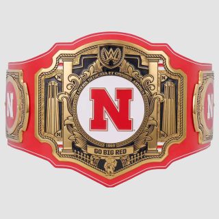 Nebraska Huskers Belt WWE Championship Legacy Title