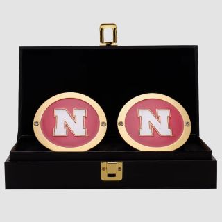 Nebraska Huskers Championship Replica Side Plate Box Set