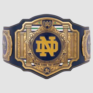 Notre Dame Fighting Irish Belt WWE Championship Legacy Title