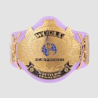 Purple Big Eagle Championship Belt WWE Winged Title