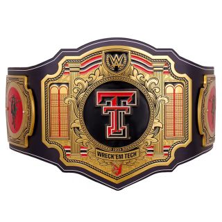 Texas Tech Red Raiders WWE Legacy Title Belt