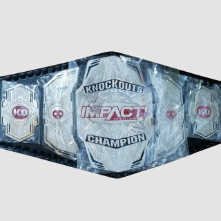 TNA Impact Championship Knockout Red Version Wrestling Replica Title Belt