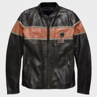 VICTORY LANE HARLEY DAVIDSON LEATHER JACKET