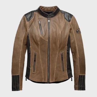WOMEN'S H-D TRIPLE VENT SYSTEM GALLUN Discount LEATHER JACKET